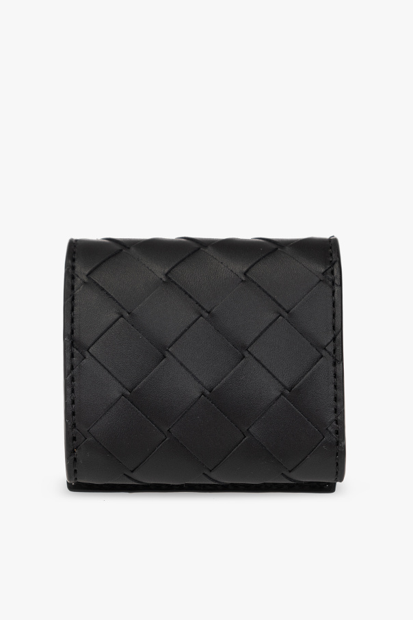 BOTTEGA VENETA /送料関税込み INTRECCIATO coin + card wallet Bottega Veneta - Pinecone Intrecciato Leather Card Case